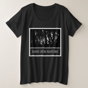  プラスサイズTシャツ