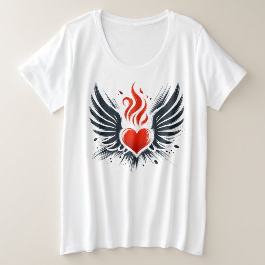 プラスサイズTシャツ (デザイン正面)