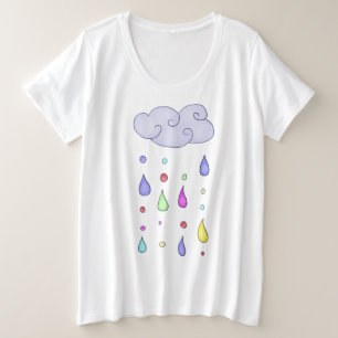  プラスサイズTシャツ