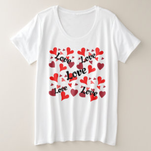 プラスサイズTシャツ