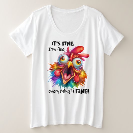 プラスサイズTシャツ (デザイン正面)