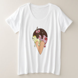 プラスサイズTシャツ