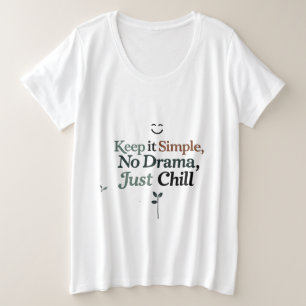  プラスサイズTシャツ