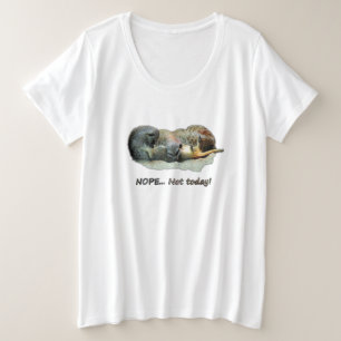  プラスサイズTシャツ