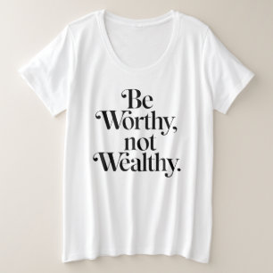 プラスサイズTシャツ