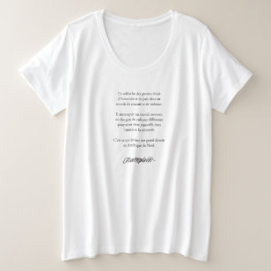 プラスサイズTシャツ