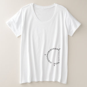 プラスサイズTシャツ1X-4X / DNAプリント/ ZAZZLE プラスサイズTシャツ