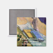 プラスターバラと小説ビンセント・ファン・ゴッホ マグネット (正面/裏面)