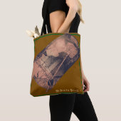 プラスチックなしブラウントートバッグ トートバッグ (クローズアップ)