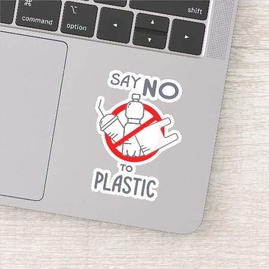プラスチックにノーと言う シール (詳細)