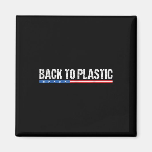 プラスチックに切りおもしろい戻す マグネット (正面)