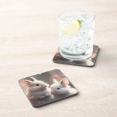 プラスチックのコースターで可愛い桜2頭 コースター (右側)