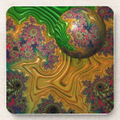 プラスチックのコースターで浮いているだけ コースター (正面)