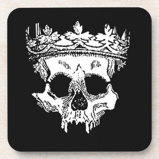 プラスチックのコースターの不気味な懸命のスケルトンヘッド コースター