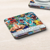 プラスチックのコースター – PK/6友情，シェナニガン， コースター (左側)