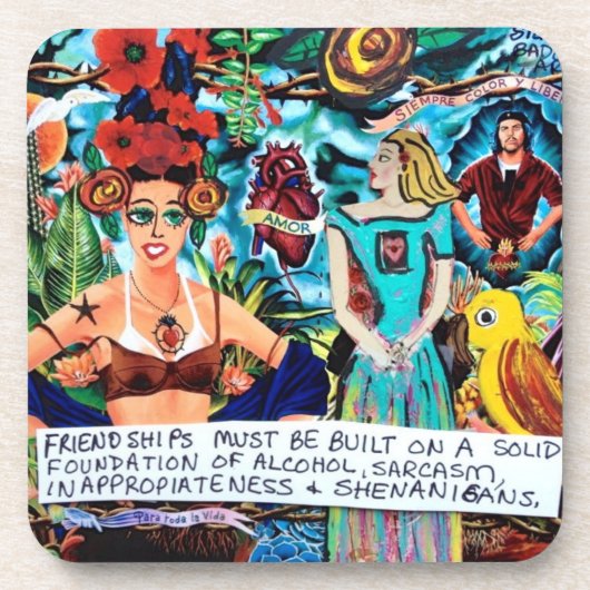 プラスチックのコースター – PK/6友情，シェナニガン， コースター (正面)