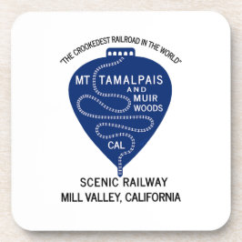 プラスチックのコースターCrookedest鉄道タマルパイス山 コースター