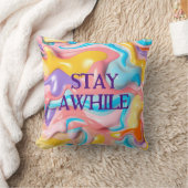 プラスチックの形状に文字を残す クッション (ブランケット)