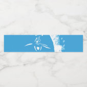 プラスチックの水ボルトラベルの画像。 ペットボトルラベル (シングルラベル)