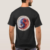 プラスチックは放します Tシャツ (裏面)