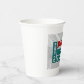 プラスチックは海に入らない |海汚染パップ 紙コップ (右)