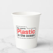 プラスチックは海に入らない |海汚染 紙コップ (正面)