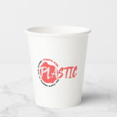 プラスチックは海に入らない |海汚染 紙コップ (正面)