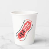 プラスチックは海に入らない |海汚染 紙コップ (正面)