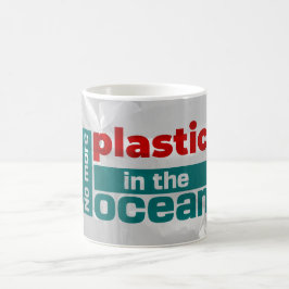 プラスチックは海に入らない |海汚染Cof コーヒーマグカップ