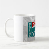 プラスチックは海に入らない |海汚染Cof コーヒーマグカップ (左)