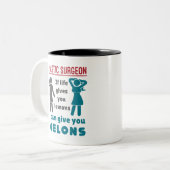 プラスチックもし外科医与えライフユー・レモン ツートーンマグカップ (正面左)