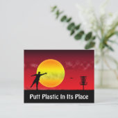 プラスチックをその場でパット ポストカード (スタンド正面)