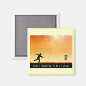 プラスチックを入れ替える マグネット (正面/裏面)