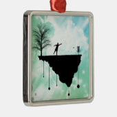 プラスチックを入れ替える メタルオーナメント (右)