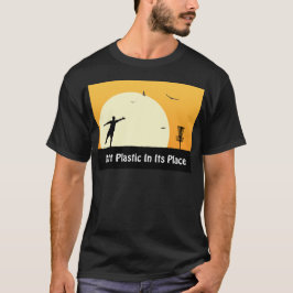 プラスチックを入れ替える Tシャツ
