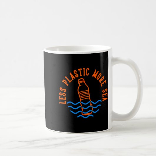 プラスチックを減らして海を守ろう コーヒーマグカップ (右)