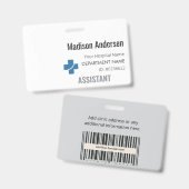 プラスチックアクセスバッジカスタム- Business.Meeting_C バッジ (正面＆裏面)