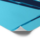 プラスチックカップに入れたフレッシュチョコレートアイスクリーム ポスター (角)