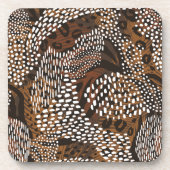 プラスチックコースターアニマルプリント コースター (正面)