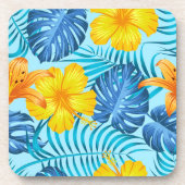 プラスチックコースタートロピカルパームプリント コースター (正面)