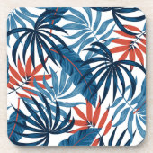 プラスチックコースタートロピカルパームプリント コースター (正面)