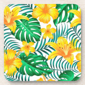 プラスチックコースタートロピカルパームプリント コースター (正面)