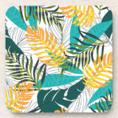 プラスチックコースタートロピカルパームプリント コースター (正面)