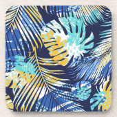 プラスチックコースタートロピカルパームプリント コースター (正面)