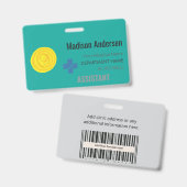 プラスチックスタッフバッジ – Security.Show.Work.ID バッジ (正面&裏面)