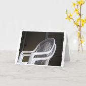 プラスチックチェア連結 カード (黄色い花)