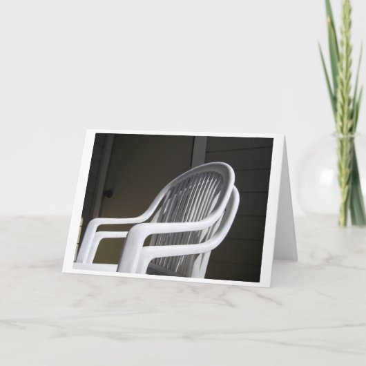 プラスチックチェア連結 カード (正面)