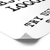 プラスチックトイレ紙おもしろいポスター ポスター (角)