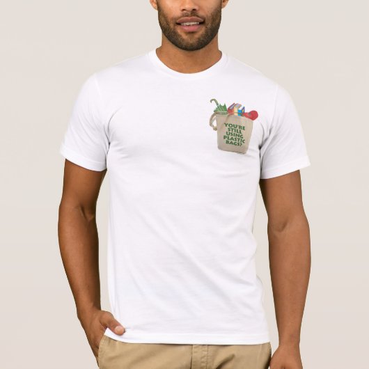 プラスチックバッグ Tシャツ (正面)