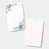 プラスチックバッジ - 縦 (Front & Back)